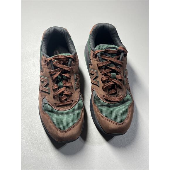 New Balance 580 Beef and Broccoli Mens 6.5 Green and Brown MT580RTB - Picture 2 of 11